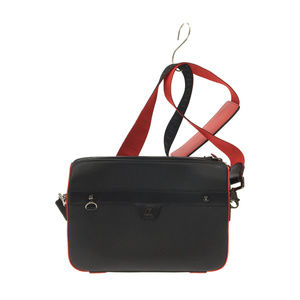 Christian Louboutin Ruisbuddy Shoulder Bag Leather Black